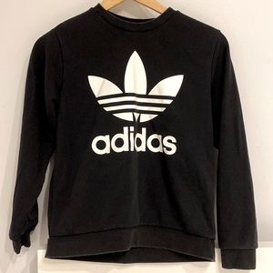 Black adidas crewneck